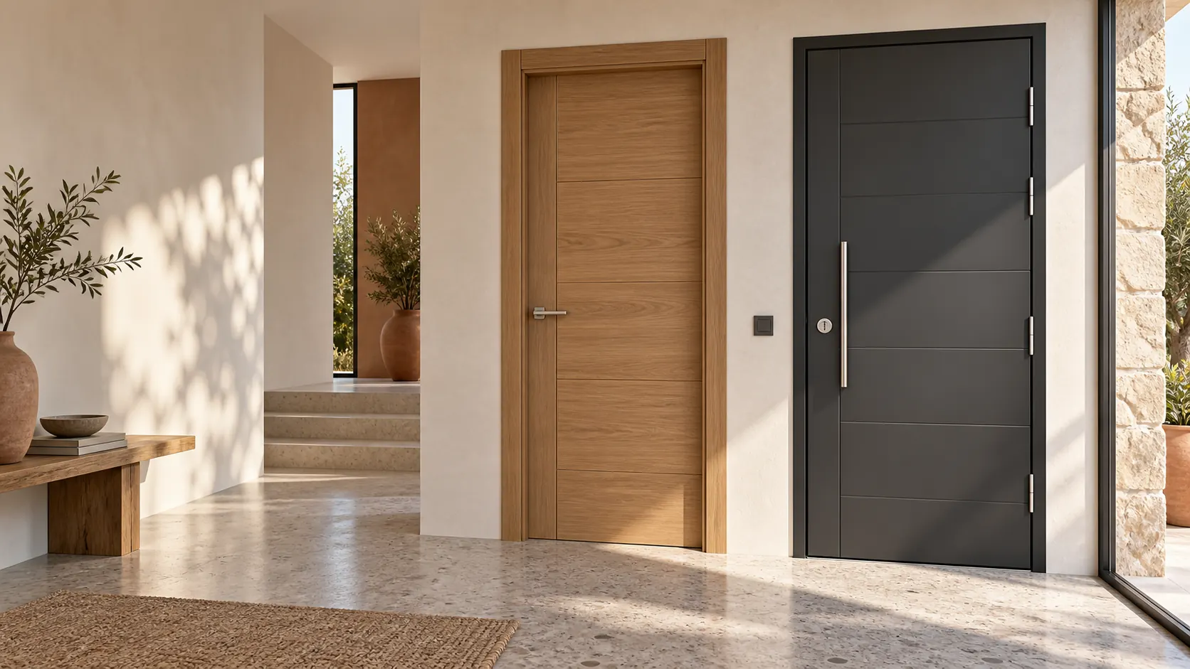 Instalación de una puerta de interior